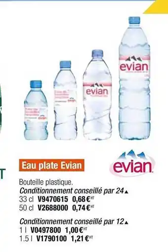 Eau Plate Evian