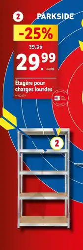 Lidl Étagère pour charges lourdes offre