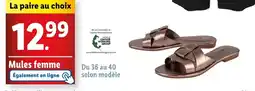 Lidl Mules femme offre