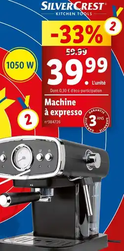 Lidl Machine à expresso offre