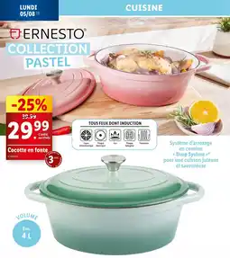 Lidl Cocotte en fonte offre