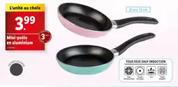 Lidl Mini-poêle en aluminium offre