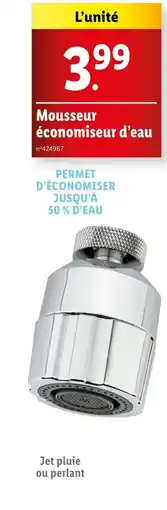 Lidl Mousseur économiseur d'eau offre