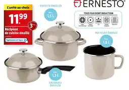 Lidl Récipient de cuisine émaillé offre