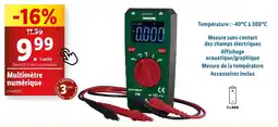 Lidl Multimètre numérique offre
