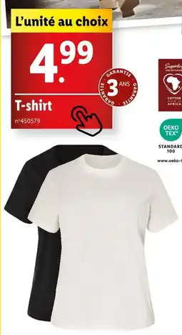 Lidl T-shirt offre