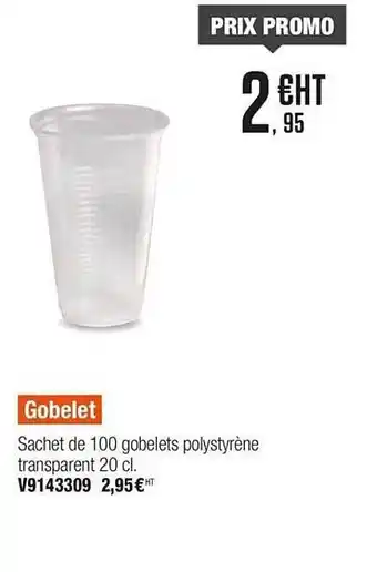 Plein ciel Gobelet offre