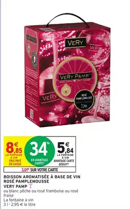 Intermarché BOISSON AROMATISÉE À BASE DE VIN ROSÉ PAMPLEMOUSSE offre