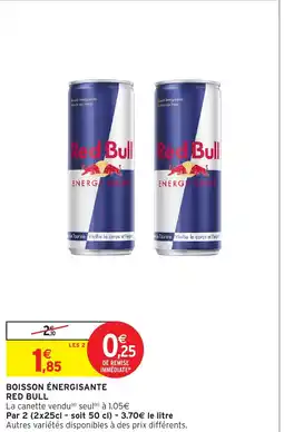Intermarché BOISSON ÉNERGISANTE RED BULL offre