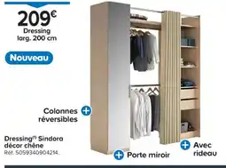 Castorama Dressing (1) Sindora décor chêne offre