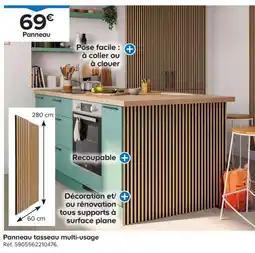 Castorama Panneau tasseau multi-usage offre