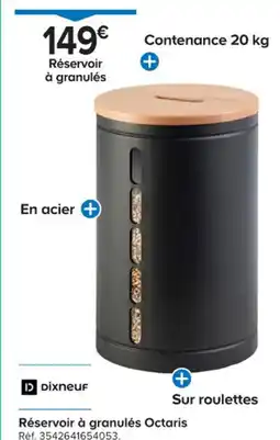 Castorama Réservoir à granulés Octaris offre