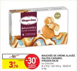 Haagen dazs - bouchée de crème glacée salted caramel