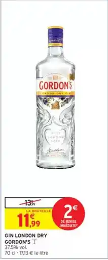 Intermarché Gordon's - gordon's - gin london dry offre