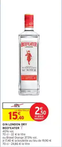 Intermarché Beefeater - gin london dry offre