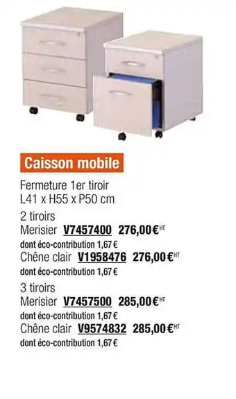 Plein ciel Caisson Mobile offre