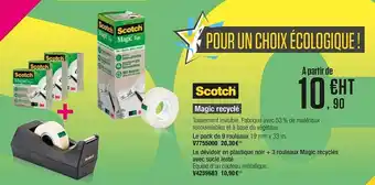 Plein ciel Magic Recyclé Scotch offre