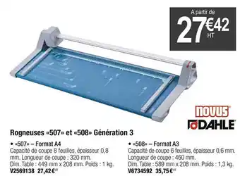 Rogneuses «507» Et «508» Génération 3