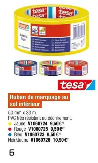 Ruan De Marquage Au Sol Intérieur Tesa