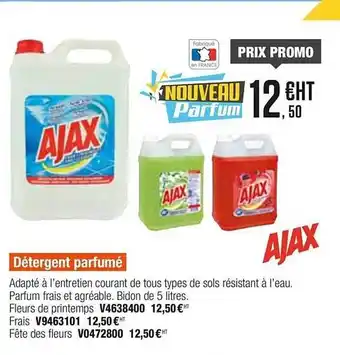 Détergent Parfumé Ajax