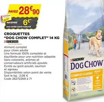 Bricomarché Croquettes offre