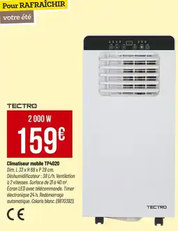 Bricorama TECTRO Climatiseur mobile TP4020 offre