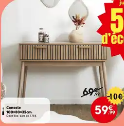 Maxi Bazar Console 100x80x35cm offre