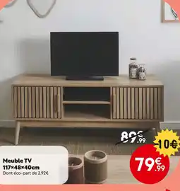 Maxi Bazar Meuble TV 117x48x40cm offre