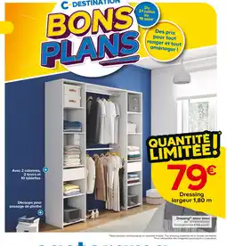 Castorama Dressing décor blanc offre