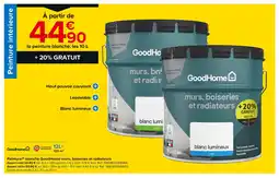 Castorama GoodHome Peinture(d) blanche murs, boiseries et radiateurs offre