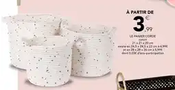 Stokomani LE PANIER CORDE offre