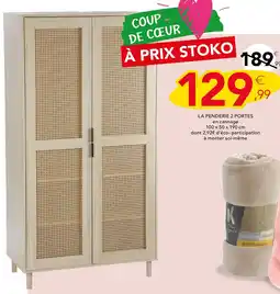 Stokomani LA PENDERIE 2 PORTES offre