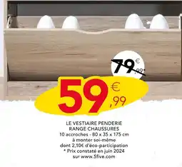 Stokomani 5five LE VESTIAIRE PENDERIE RANGE CHAUSSURES offre