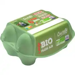 Auchan Supermarché Oeufs Bio Cocorette offre