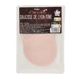 Auchan Roulade Saucisse De Lyon Fine Auchan À Table En France offre