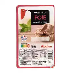 Auchan Mousse De Foie De Porc Auchan offre