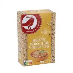 Auchan Boulgour Quinoa Blond Et Quinoa Rouge Auchan offre