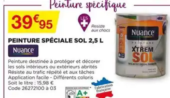 Bricomarché Peinture Spéciale Sol 2,5 L Nuance offre