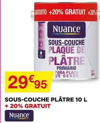 Bricomarché Sous-couche Plâtre 10 L Nuance offre