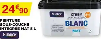 Bricomarché Peinture Sous-couche Intégrée Mat 5 L Nuance offre