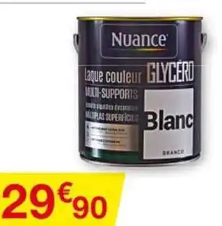 Laque Couleur Multi-supports Blanc Nuance