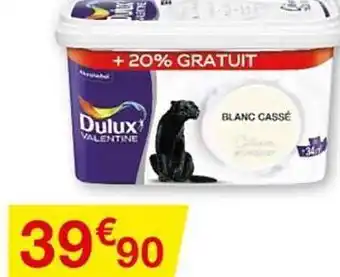Bricomarché Blanc Cassé Dulux Valentine offre