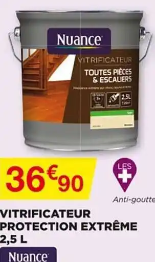 Bricomarché Vitrificateur Protection Extrême 2,5 L Nuance offre