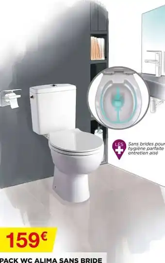 Bricomarché Pack Wc Alima Sans Bride offre