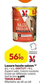 Weldom Lasure haute saison offre