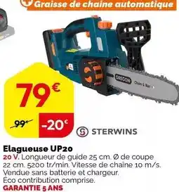 Weldom Sterwins - elagueuse up20 offre