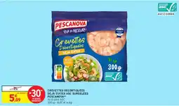 Intermarché Pescanova - crevettes décortiquées de la cuite asc surgelées offre