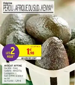 Intermarché Avocat affine offre