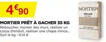 Mortier Prêt à Gâcher 35 Kg
