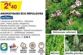 Bricomarché Aromatiques éco Répulsives Jardibest offre